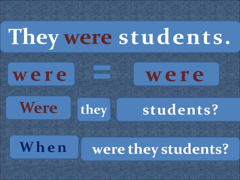 They were students. were were Were they students? were they students? When